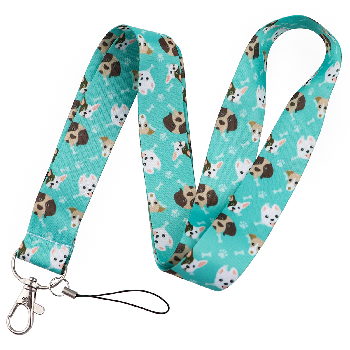 Wholesale Stain Lanyards Anti-Lost ID Name Badge Card Holder Fashion Dog Claw Design Lanyard Accessories Promotional Gifts Image 5