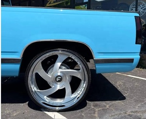 Jantes en alliage d'aluminium forgé à 5 branches, finition chromée polie, argent, 5x114.3 5x120 5x130 17 18 19 20 21 22 <span class=keywords><strong>pouces</strong></span> pour Chevrolet - Product Image 2