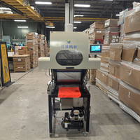 Machine d'emballage portable en mousse liquide PU, contrôle automatique PLC + écran tactile, pompe/moteur pour l'emballage antichoc des arts et artisanat