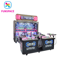 FUNSPACE Machine de jeu d'arcade de tir sur cibles de style carnaval, à monnayeur, en fibre de verre et métal, de haute qualité, pour intérieur