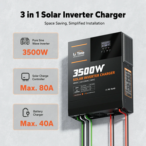Ad alta potenza di uscita 48V 4400 <span class=keywords><strong>Watt</strong></span> 60Hz monofase puro sinusoidale Inverter caricatore MPPT solare Controller con indicatore <span class=keywords><strong>a</strong></span> LED - Product Image 3