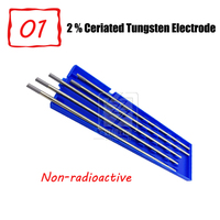 Aguja de tungsteno de 150mm/175mm para soldadura TIG WL20 cabeza azul lantano electrodo de tungsteno soldadura por arco de argón