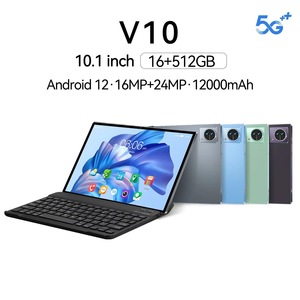 New OEM V10 10.1" 4G/5G Android <b>Tablet</b> MTK 10-Core 1.5GHz 16GB RAM/Storage 2560x1600 Display Capacitive Touchscreen for Kids - Product Image 2