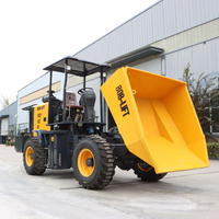 Camion benne basculante diesel compact BOB-LIFT 2-3 tonnes avec benne de 1,5 m³ pour le transport sur chantier