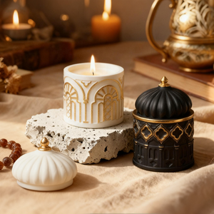 DM1302 islam silikon kavanoz kalıp alçı mumluk beton konteyner reçine sanat zanaat dekor için saklama kutusu yapma malzemeleri - Product Image 5