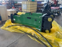 Brise-roche hydraulique à haute fréquence, marteau à faibles vibrations avec moteur et boîte de vitesses pour excavatrice de 9 à 16 tonnes