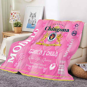 Couverture polaire en flanelle personnalisée, motif mexicain Borracho Borracha Chingona Toxica, pour décoration de chambre et voyage, vente en gros - Product Image 3