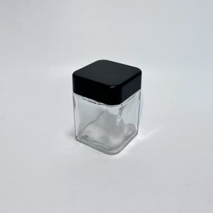 2OZ 3OZ 4OZ bocal en verre carré transparent durable et recyclable - Product Image 4