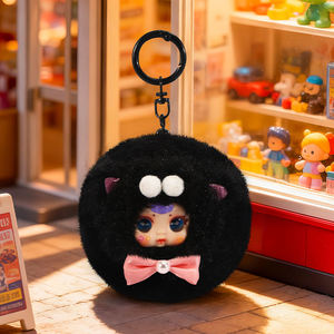 ชุดของเล่นสะสม MM Super Baby Lucky Meow Series กล่องโชว์แบบเต็ม กล่องสุ่มตุ๊กตาลายเสือดาว พวงกุญแจกระจกพกพา - Product Image 5