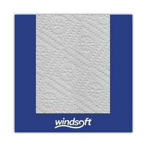 Serviettes de cuisine blanches Windsoft Premium, lot de 12 rouleaux, 110 feuilles par rouleau, rouleaux doubles perforés, feuilles entières et demi-feuilles, serviettes en papier 2 plis - Product Image 5