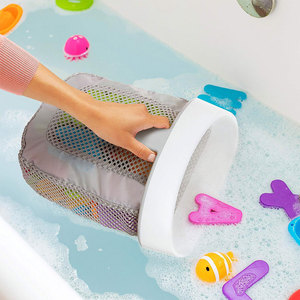 SUNNUO, superventas, 3m, estable, de secado rápido, fácil de limpiar, bolsa de almacenamiento de juguetes de baño para niños, bolsa de red de plástico para bebés, caja de almacenamiento - Product Image 2