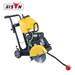 Bison 14 "cầm tay Xăng Saw máy cắt bê tông Cutter vỉa hè Máy đường rãnh Cutter