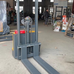 Gerbeur électrique 1000KG 1.5T 1.6M 2M chariot élévateur grande <span class=keywords><strong>batterie</strong></span> plomb-acide simple/Double portique entièrement électrique bon <span class=keywords><strong>prix</strong></span> <span class=keywords><strong>revente</strong></span> - Product Image 2