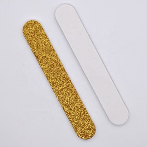 Wholesale rose gold <strong>glitter</strong> emery board <strong>nail</strong> <strong>file</strong> YangJiang 13cm factory hot sell colorful <strong>nail</strong> <strong>file</strong> - Product Image 6
