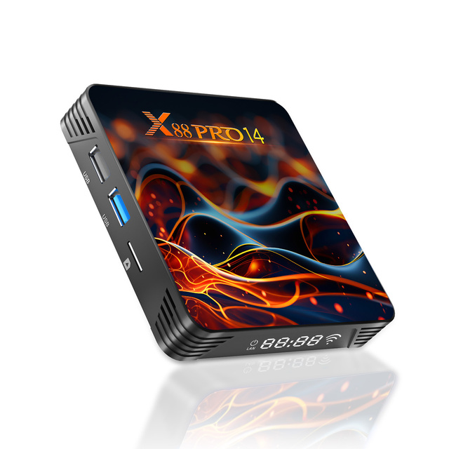2025 New Android 14 Tv Box Rk3518 Quad Core 2GB 16GB Smart Media Player 8k Wifi Internet Tv Box X88 Pro 4k