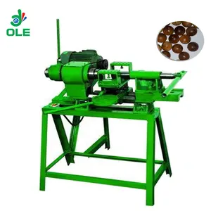Mesin pembuat manik-manik kayu Semi otomatis mesin Manual untuk membuat bola kayu mesin manik kayu