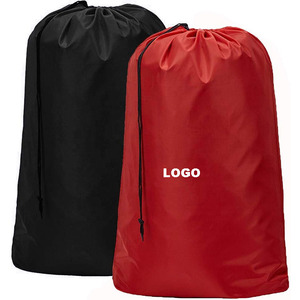 Túi Đựng Đồ Giặt Có Dây Rút Lớn Gấp Được Bằng Nylon Đựng Khách Sạn Tiện Dụng Đi Du Lịch Tùy Chỉnh Có Logo - Product Image 1