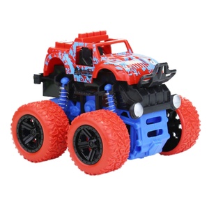 Coche de juguete de inercia 4x4 al por mayor para niños, vehículo de plástico todoterreno para acrobacias, coche de juguete de fricción para niños - Product Image 3