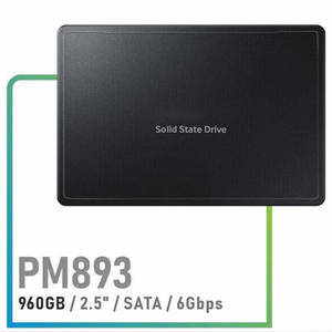 MZ7L3960HCJR-00A07 PM893 960 Go SATA SATA III (6,0 Gb/s) 2,5 pouces 7 mm Disque SSD pour serveur d'entreprise - Product Image 2