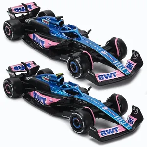 Bburago 1:43 2023 NEW Alpine F1 Team A523 #10 Pierre Gasly #31 Esteban Ocon Alloy Car Die Cast Model Toy Collectible