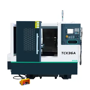 China Classic CNC Lathe Machine TCK36A Rim Lathe Small Slant Bed CNC Lathe Machine