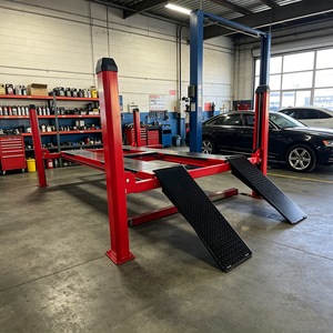Pont élévateur quatre colonnes à montage au sol pour <span class=keywords><strong>garage</strong></span> domestique et équipement de stationnement, modèle d'<span class=keywords><strong>occasion</strong></span> - Product Image 1