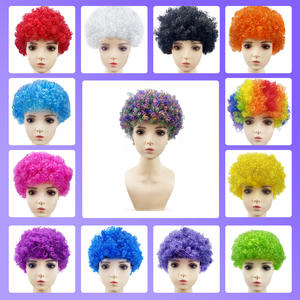 IN STOCK World Football Cup Soccer Fan Headband <strong>Wig</strong> <strong>Afro</strong> <strong>Wig</strong> Hat With National Flag Printed Cheer Leading Party Fan <strong>Wig</strong> - Product Image 3