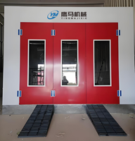 Cabina de Pintura para Autos con Horno de Secado, Certificación CE, Alta Calidad, Directo de Fábrica para Talleres de Reparación de Carrocería