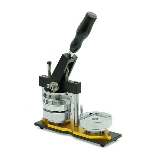 High Quality Square Refrigerator Magnet Making Machine Manual Plastic Button Photo High-Efficiency New 1 Year Warranty Tested