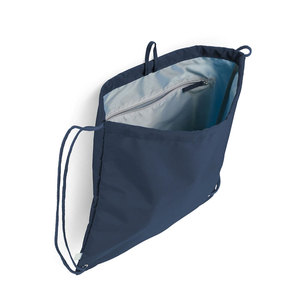 Drawstring <b>Backpack</b> Polyester Zip Pocket Sport Gym Bag Drawstring Durable Eco-Friendly Factory Made Drawstring Bag - Product Image 2