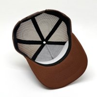 Gorra Trucker Personalizada con Parche de Barra de Chocolate Bordada, Malla Trasera, Dos Tonos, Ajustable, con Cierre a Presión, para Hombre y Mujer