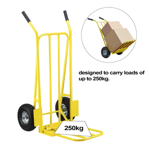 <span class=keywords><strong>HT1825</strong></span> Chariot à main pliable de 250kg Chariot utilitaire à roulettes pour camion à main portable - Product Image 2