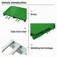 Cage de stockage pliable robuste, conteneur métallique repliable pour la manutention de matériaux industriels, la collecte de déchets, fabricant OEM