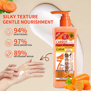 Crème Corps au Curcuma 200ml la Plus Vendue Effet Éclaircissant Intense Anti-Taches Brunes et Anti-Âge Hydratante et Éclatante Soin de la Peau - Product Image 4