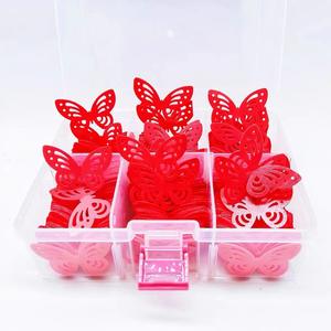 Commercio all'ingrosso della fabbrica <span class=keywords><strong>Topper</strong></span> della torta della farfalla della carta del mestiere per la laurea di Halloween feste di natale delle ragazze di Pasqua numero - Product Image 3