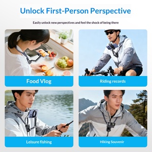 Magnetic Chest Mount Phone Holder With Lanyard Bracket For <b>Cycling</b> Live Vlog Compatible With DJI GoPro Action Camera - Product Image 4