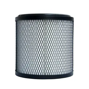 Cylindrical Air Filter Mini Pleat H13 H14 HEPA Cartridge Filters