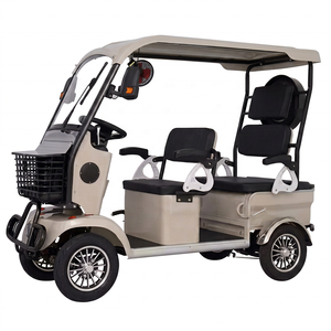 Quadricycle électrique BRT, chariot de golf électrique 4 places avec auvent intégré pour hôtels et complexes hôteliers, véhicule de golf électrique 2026 - Product Image 1