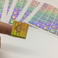 Autocollant holographique PET anti-contrefaçon avec logo personnalisé pour cadre photo et emballage – Vente chaude directe usine chinoise