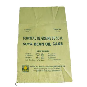 50 KG 100 KG Agricultural Products Grain Use Packaging Plastic Bags Polypropylene Woven Giant Soya Bean Sacos