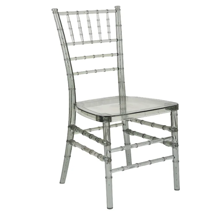 Buy wholesale clear resin Tiffany wedding event chiavari chairs for rent