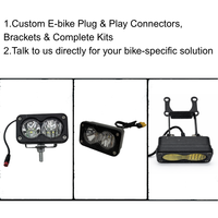 Phare de travail LED Baja Light 3 pouces 20W 1000lm blanc froid, étanche, antibrouillard, pour moto, 2 lentilles