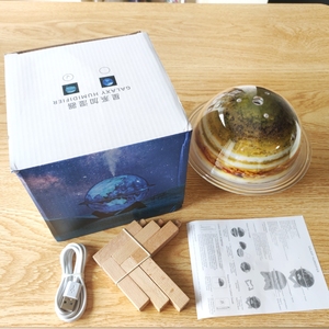 Humidificador Ultrasónico de 330 ml con Forma de Planeta Lunar, Lámpara LED que Cambia de Color, Alimentación por USB, Control de Humedad, Ultrasilencioso, para Hotel y Automóvil - Product Image 6