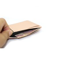 Dompet Kulit Elegan Tahan Lama Shin, Anti RFID, dengan Resleting, Tempat Kartu Bank dan Kunci untuk Wanita dan Pria