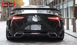 Wholesale Carbon Fiber For Lexus LC500 LC500H Rear Spoiler Trunk Lip Flap Performance Body Kits Rear Trunk Wing