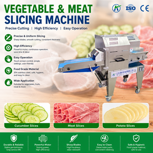 Máquina Rebanadora de <span class=keywords><strong>Carne</strong></span> de Alta Capacidad para <span class=keywords><strong>Carne</strong></span> de Res, Cerdo y Pollo, Equipo para Plantas de Procesamiento de Alimentos - Product Image 1