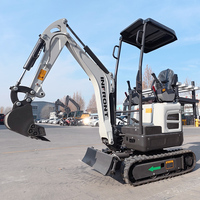 Pengiriman Gratis Excavator Mini Tipe Crawler 2 TON Disetujui untuk Mesin dengan Garansi 1 Tahun Alat Penggali Konstruksi Rumah Tangga