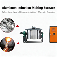 Four à induction inclinable à haut rendement |   Four de fusion avancé pour le recyclage des déchets de cuivre et d'aluminium, pour une fonte industrielle rapide