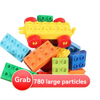 Compatible avec les grands blocs de construction, accessoires de table polyvalents pour l'assemblage DIY, jouets éducatifs pour bébés garçons et filles