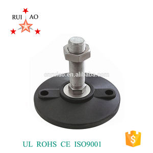 מתכוונן אנטי רטט גומי ברזל כרית מפרקי פילוס feets mounts cnc כלי - Product Image 5